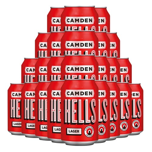 Camden Hells lager 330ml Case Of 24 Beers